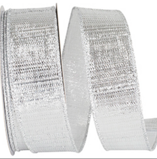 Metallic Reflection Value Wired Edge Ribbon