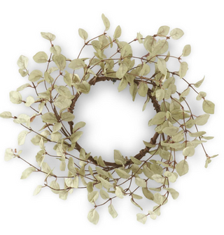 14 Inch Eucalyptus Candle Ring/Wreath