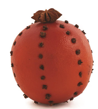 3.5 Inch Orange with Real Cloves and Star Anise Detail
