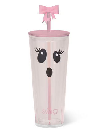 Boo Crew Ghost Plastic Tumbler 24oz