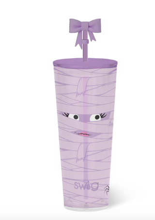 Boo Crew Mummy Plastic Tumbler 24oz