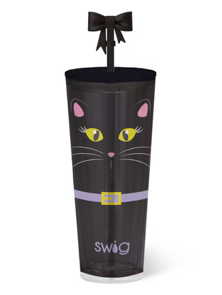 Boo Crew Cat Plastic Tumbler 24oz