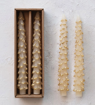 Tree Shaped Taper Candles in Box