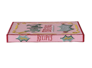 "Season’s Eatings" Embroidered Recipe Book