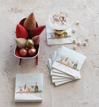 Holiday Cocktails Paper Cocktail Napkins