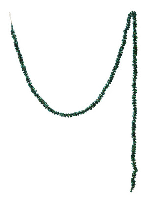 Foam & Glitter Ball Garland – Iridescent Green