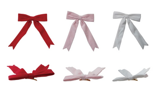 Velvet Clip-On Decor Bow