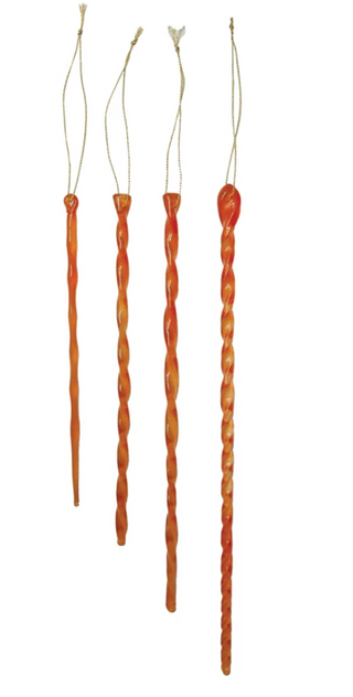 Handmade Glass Icicle Ornament