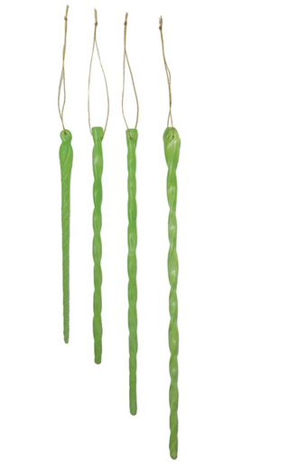 Handmade Glass Icicle Ornament