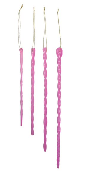 Handmade Glass Icicle Ornament