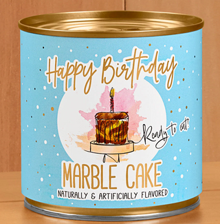 Can Cake with Candle