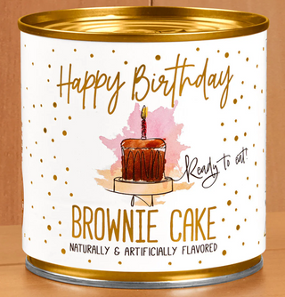 Can Cake with Candle