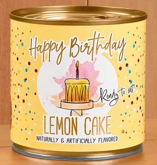 Can Cake with Candle