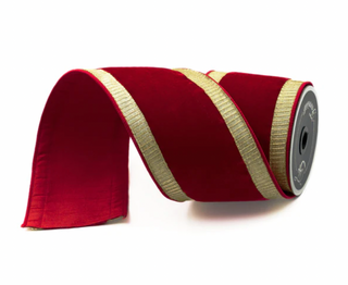 4" Pleated Borders Ribbon