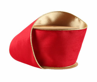 Classic Velvet Christmas Red Ribbon