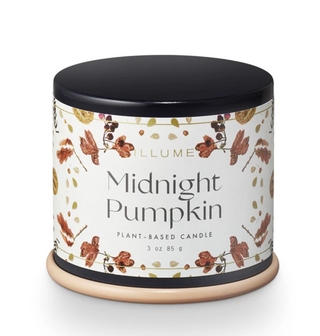 Midnight Pumpkin Demi Vanity Tin Candle