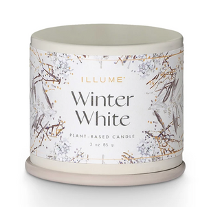 Winter White Demi Vanity Tin Candle