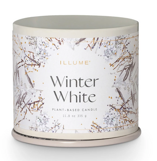 Winter White Vanity Tin Candle