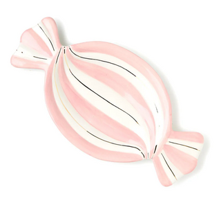 Peppermint Twist Candy Shape Tidbit Dish