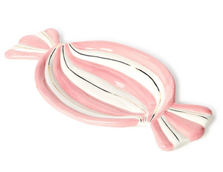 Peppermint Twist Candy Shape Tidbit Dish