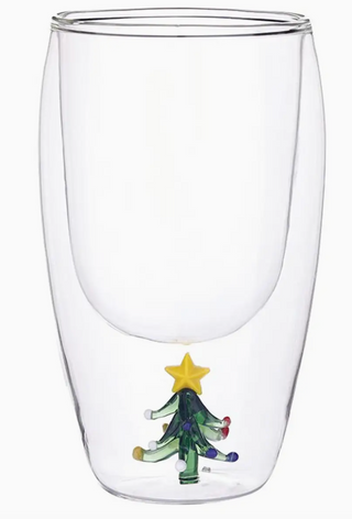 Slant-Seasonal DW Figurine Glass-Tree