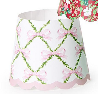 Christmas Set of 2 Paper Shade Covers