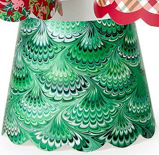 Christmas Set of 2 Paper Shade Covers