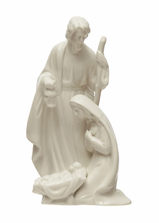 Stoneware Holy Family