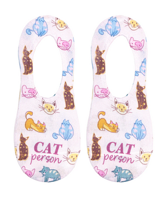 Cat Person Liner Sock