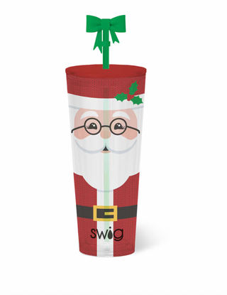 Mr Claus Plastic Tumbler 24oz
