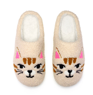 Cat Face Slippers S/M