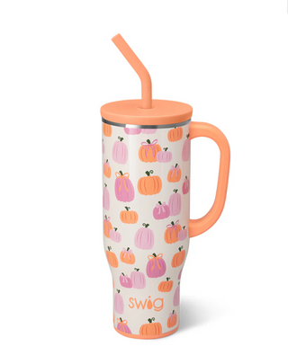 Pumpkins and Bows Mega Mug 30oz