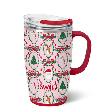 Christmas Cameos Travel Mug 18oz