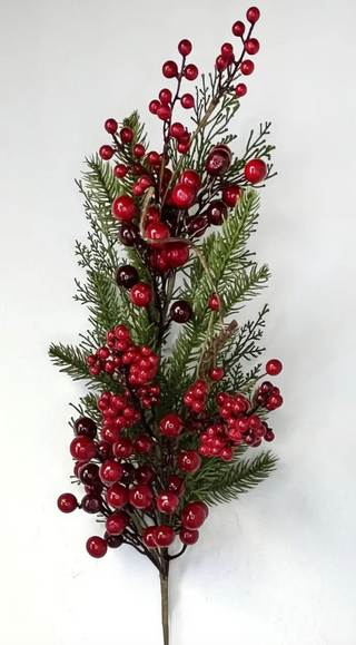 36" Berry Pine Spray