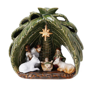 Stoneware Vintage Nativity