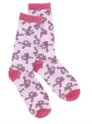 Christmas Candy Tall Socks