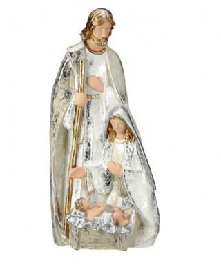 19.5"  Metallic Nativity