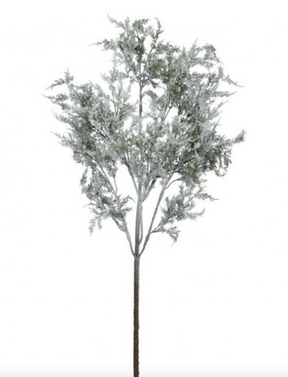 63" Snowy Cedar Tree Branch