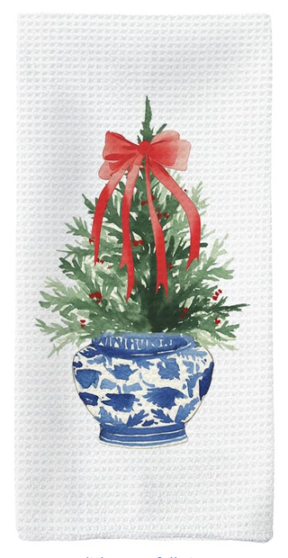Christmas Chinoiserie Tree Emrbodiered