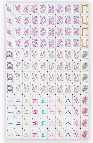 Glitterville Mahjong Tiles