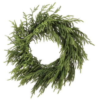 28" Justcut Norfolk Pine Wreath