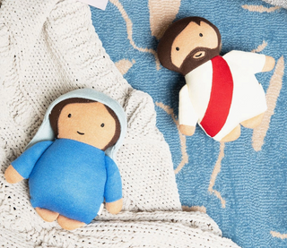 Jesus Plush Rattle Doll | Catholic Baby Doll | Christian