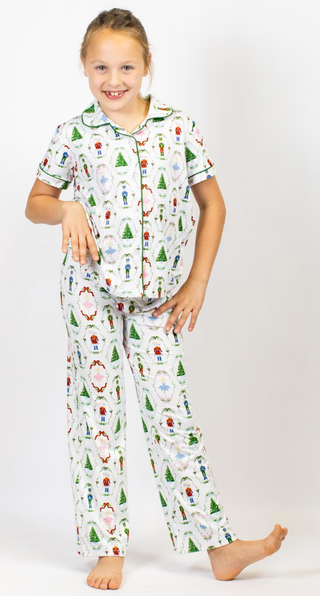 Girls Nutcracker Waltz Long Sleeve Pajamas