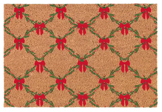 Holiday Trellis Doormat