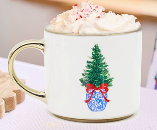 Cafe Mug Chinoiserie Tree