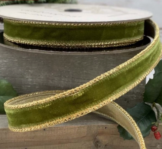1" Velvet Moss Green