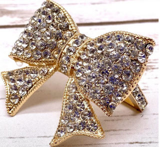2.5" Bow Crystal Napkin Ring