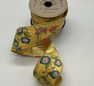 2.5" Satin Floral
