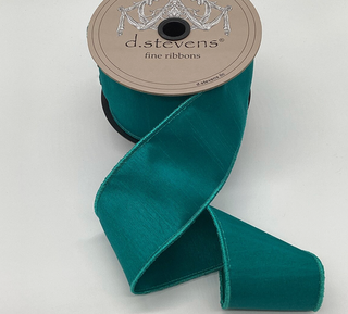 2.5" Aquamarine Dupioni Ribbon