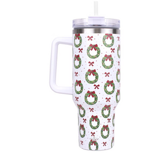 Clara Wreath Tumbler